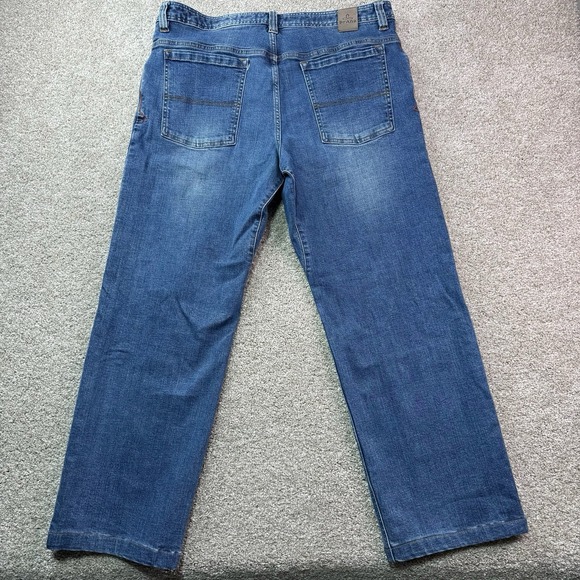 PrAna Men's Denim‎ Blue Jeans BREATHE Size 36x30 Straight Leg Slim Fit - Picture 10 of 15